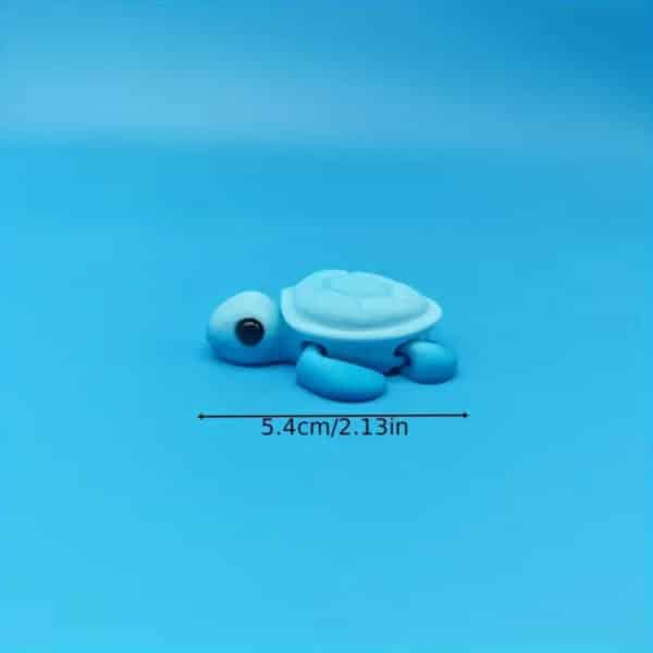 Custom Articulated 3D Printed Cute Turtle Toy for Children's - Image 2