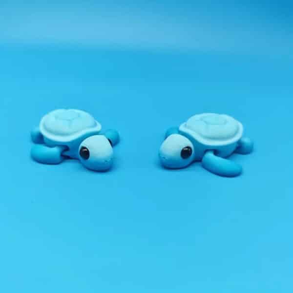 Custom Articulated 3D Printed Cute Turtle Toy for Children's - Image 4