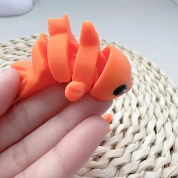 Articulated Cute 3D Printed Goldfish Model Toy for Kids - Image 2