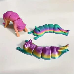 Custom 3D Printed Kitten
