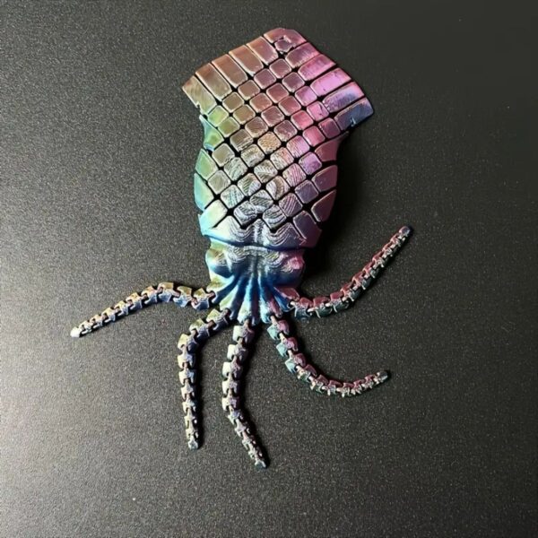 Fantasy 3D Printed Octopus Statue Animal Toy for Children's - Image 2