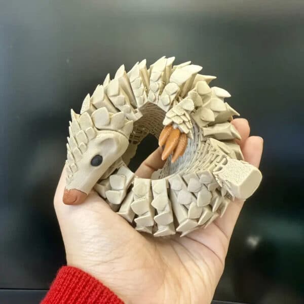Custom 3D Printed Articulated Hedgehog Toy For Children's - Image 2