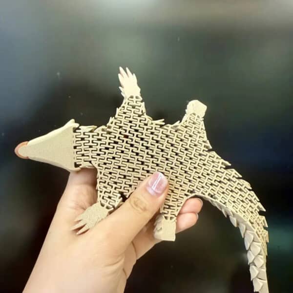 Custom 3D Printed Articulated Hedgehog Toy For Children's - Image 3
