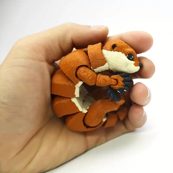 Articulated 3D Printed Otter Animal Toy for Children's - Image 5