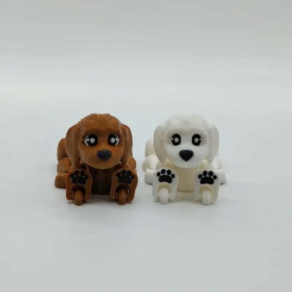 Customized 3D Printed Movable Poodle Dog Toy for Kids - Image 3