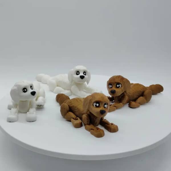 Customized 3D Printed Movable Poodle Dog Toy for Kids - Image 4