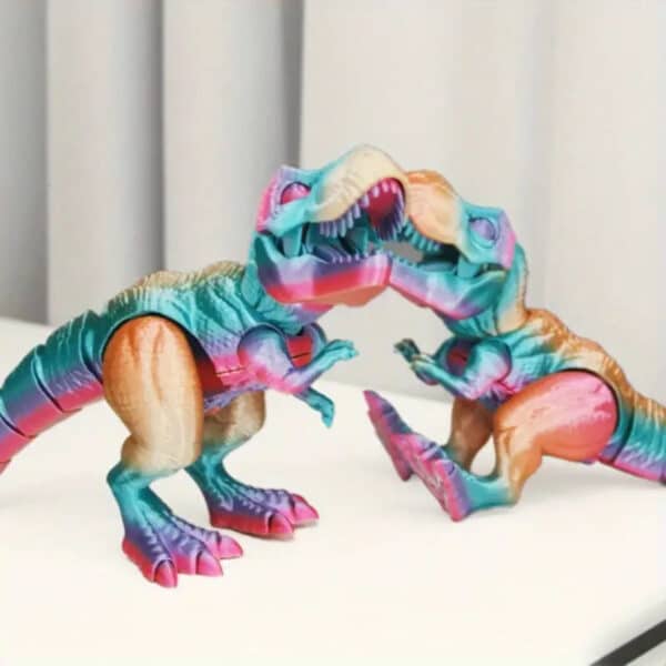 3D Printed Muscular T Rex Dinosaur Toy for Children's - Image 2