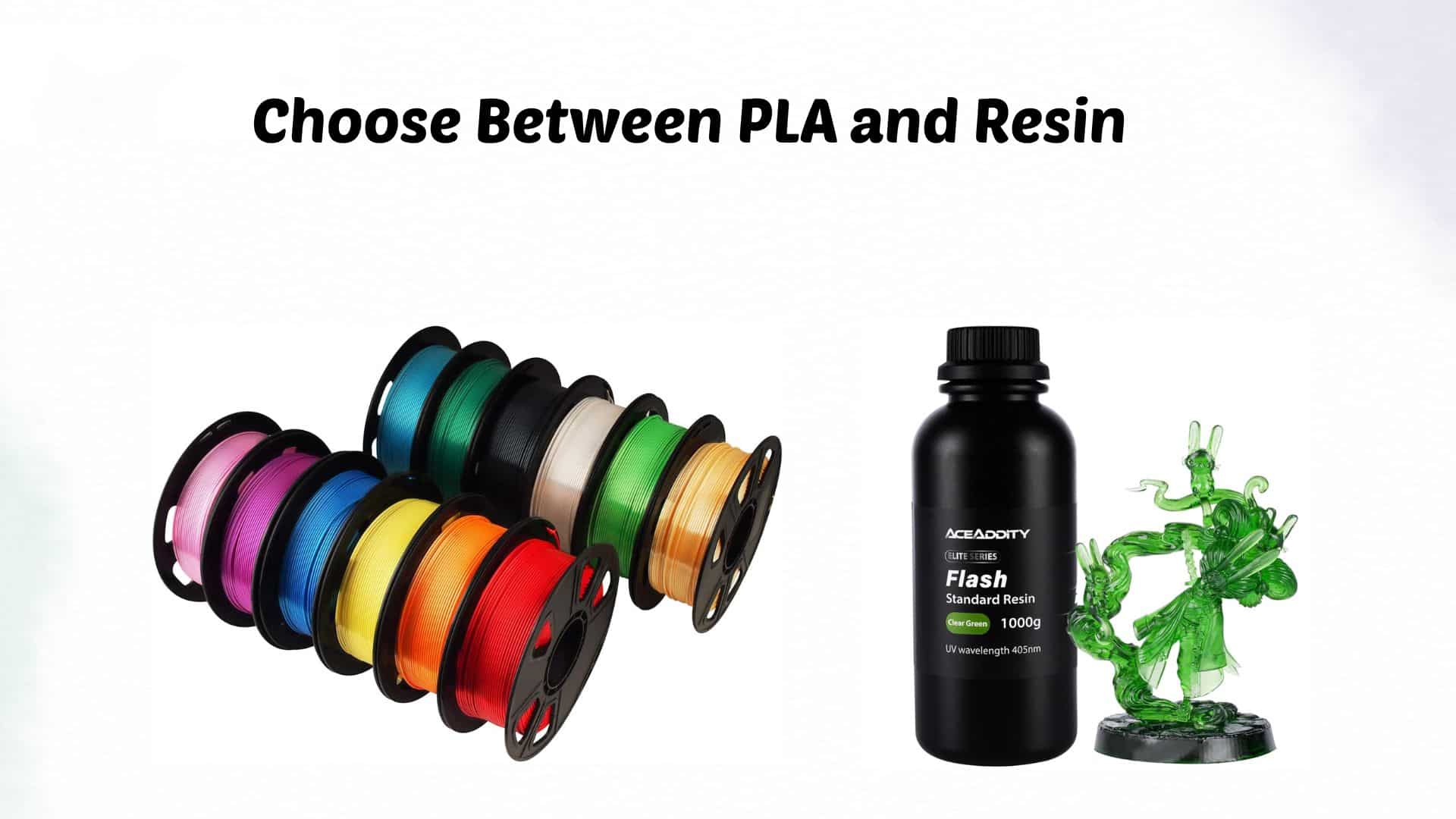 How to Choose Between PLA and Resin for Custom Figurines