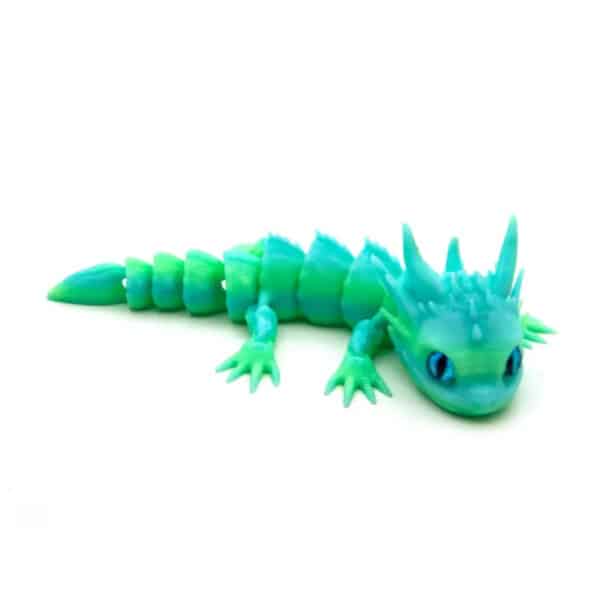 Charming Vibrant Customized 3D Dragon with Realistic Eyes - Image 5
