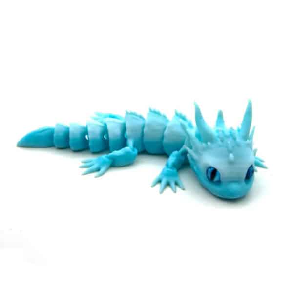 Charming Vibrant Customized 3D Dragon with Realistic Eyes - Image 6