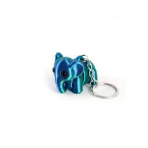 Random Eyes Elephant Keychain