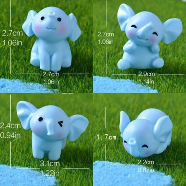 Customizable 3D Printed Cute Snoring Little Elephant Toy - Image 2