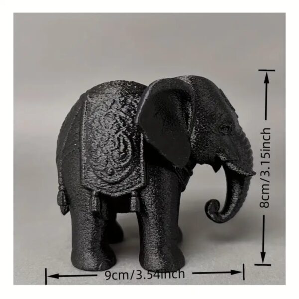 Customized 3D Printed Realistic Elephant Toy for Children - Image 3