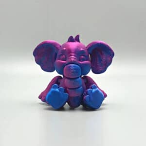 3D Printed Gradient Elephant