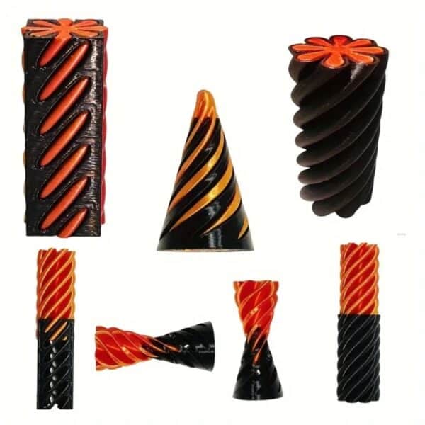 3D Printed Spiral Impossible Cone Fidget Toy for Children - Image 2