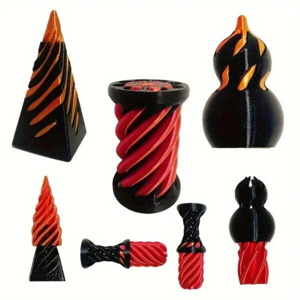 3D Printed Spiral Impossible Cone Fidget Toy for Children - Image 4