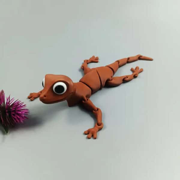 Customized 3D Poseable Movable Joints Lizard Toy for Children - Image 2