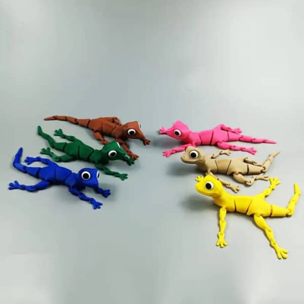 Customized 3D Poseable Movable Joints Lizard Toy for Children - Image 4