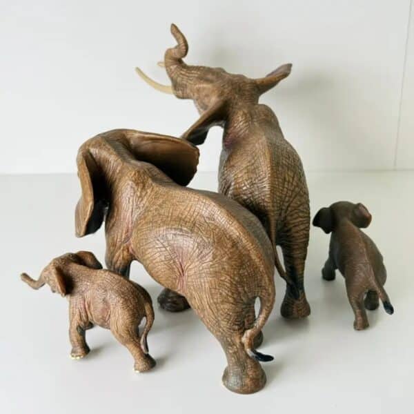 3D Printed Customized Brown Elephant Toy for Children - Image 3