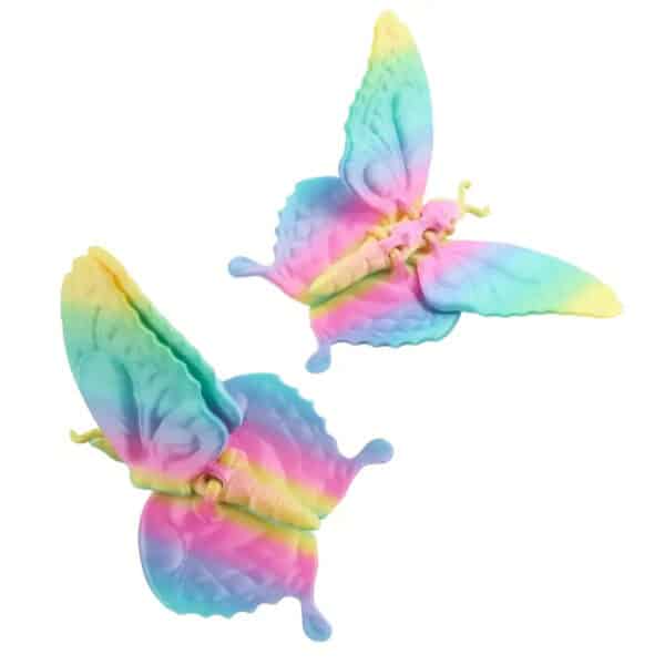 Customized 3D Printed Gradient Butterfly with Movable Joints - Image 4
