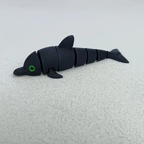 Dolphin with Realistic Eyes