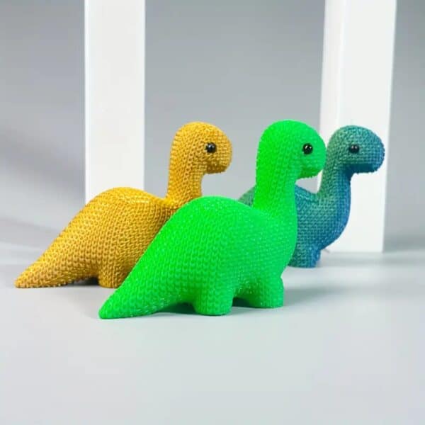 3D Printed Long Necked Customizable Dragon Toy for Children - Image 2