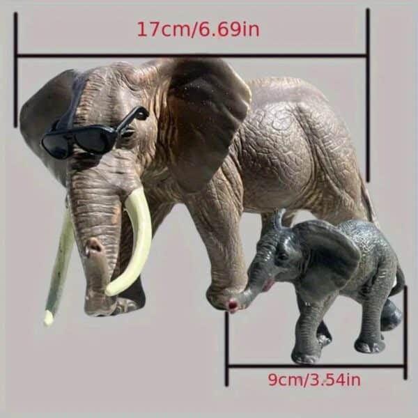 Customized 3D Printed Elephant Father Son Toy for Children - Image 2