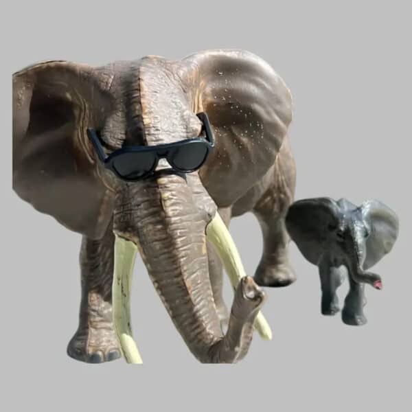 Customized 3D Printed Elephant Father Son Toy for Children - Image 3