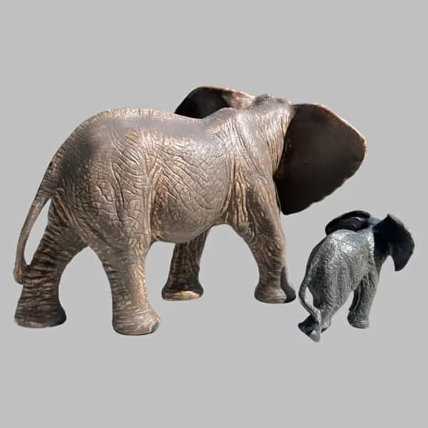 Customized 3D Printed Elephant Father Son Toy for Children - Image 4