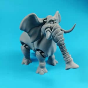 3D Printed Poseable Elephant