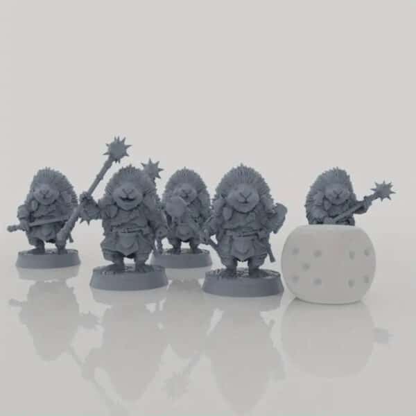 Customized 3D Printed Fantasy Hedgehog Models for Children - Image 2