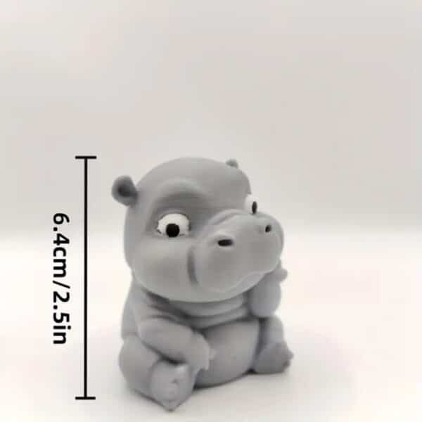 Customized 3D Printed Meditation Hippo Toy for Children's - Image 4