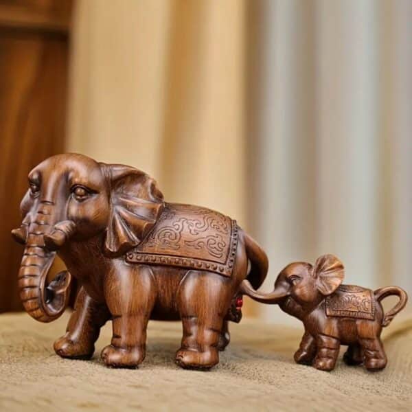 Adorable 3D Printed Customized Mother Elephant Statues - Image 3