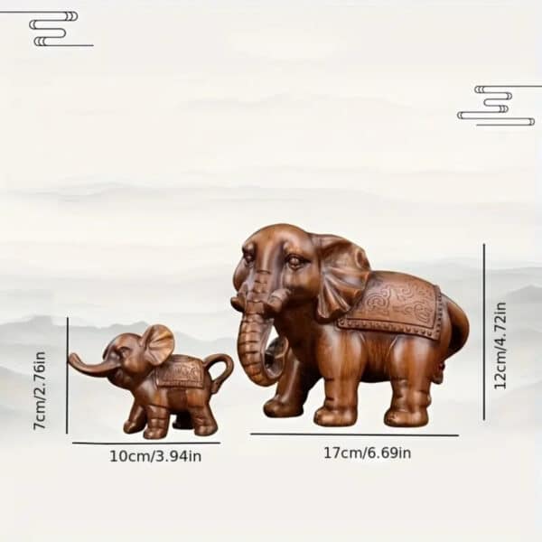Adorable 3D Printed Customized Mother Elephant Statues - Image 4