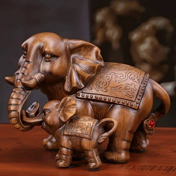 Adorable 3D Printed Customized Mother Elephant Statues - Image 5