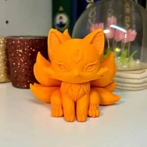 Orange Nine Tailed Fox