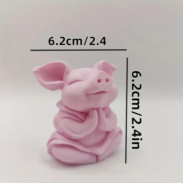 Articulated Customizable 3D Printed Pig Toy for Children's - Image 2