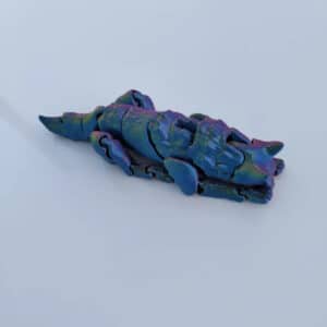 Poseable Sleeping Wolf