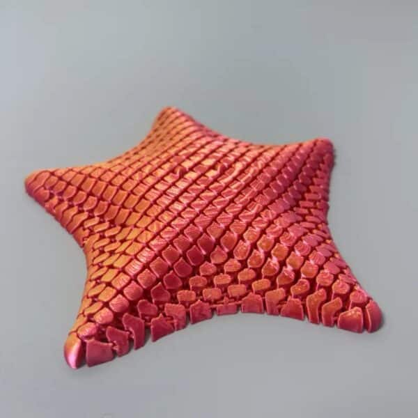 Custom Articulated 3D Printed Starfish Toy for Children's - Image 3