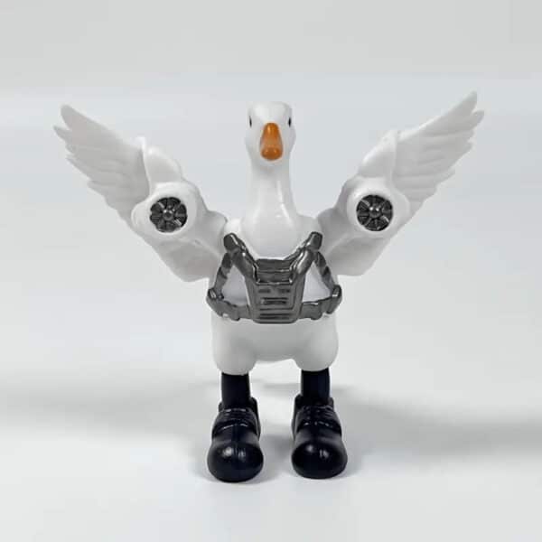 Articulated 3D Printed White Goose Toy for Children's - Image 2