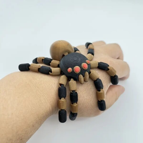 Creative 3D Printed Articulated Spider Ornament Toy for Kids - Image 2