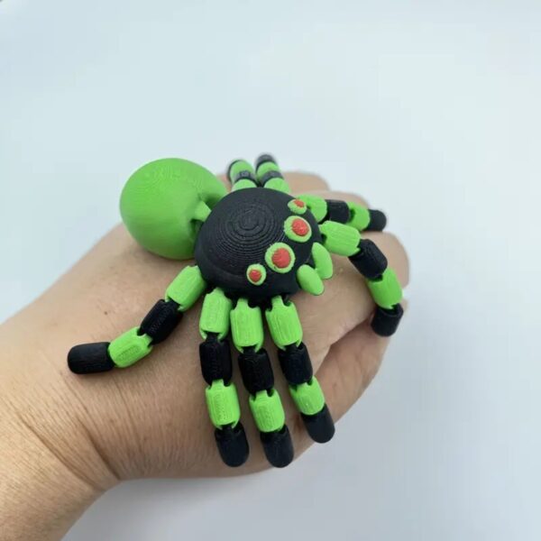 Creative 3D Printed Articulated Spider Ornament Toy for Kids - Image 4
