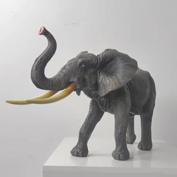 Customizable 3D Printed African Elephant Toy for Children - Image 2
