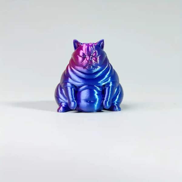Articulated 3D Printed Custom Chubby Cat Toy for Children's - Image 7