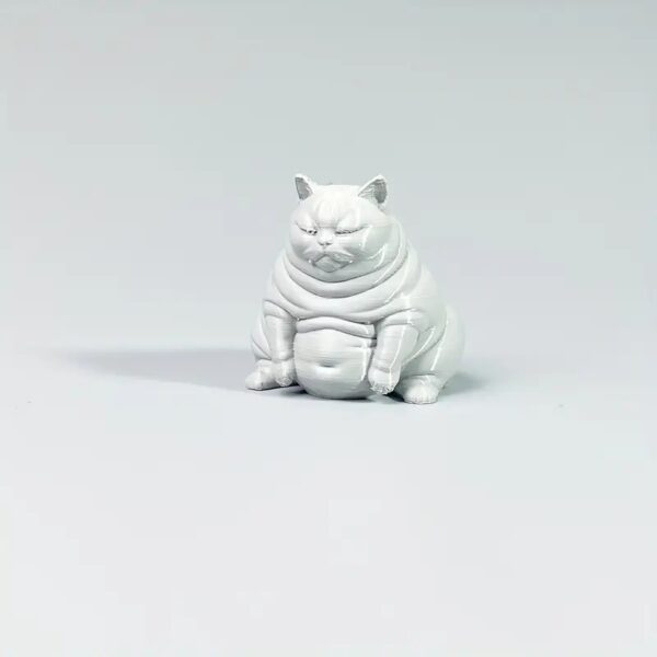 Articulated 3D Printed Chubby Cat Toy for Children's - Image 3