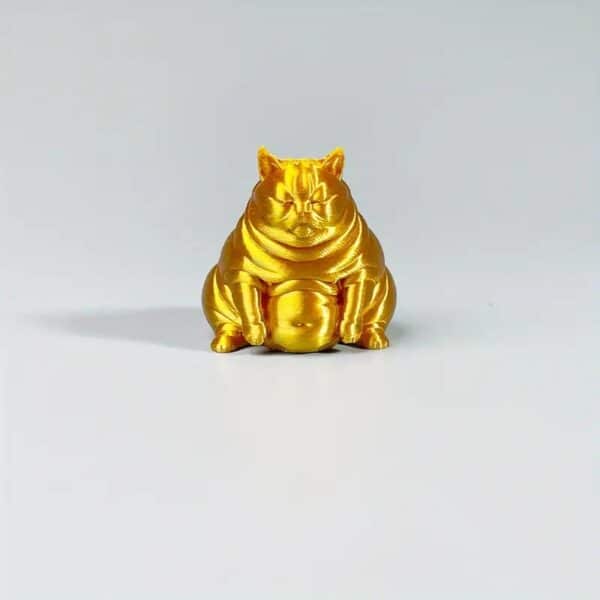 Articulated 3D Printed Chubby Cat Toy for Children's - Image 7