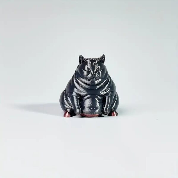 Articulated 3D Printed Chubby Cat Toy for Children's - Image 8
