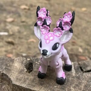 Cherry Blossom Deer