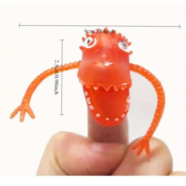 Articulated Mini Customized Finger Dinosaur Toys for Kids - Image 2