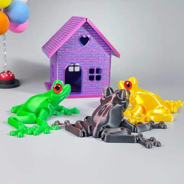 Movable Joints 3D Customizable Frog Toy for Childrens - Image 2